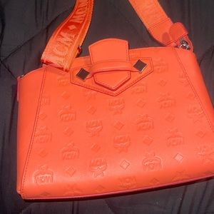 MCM HOT CORAL CROSSBODY